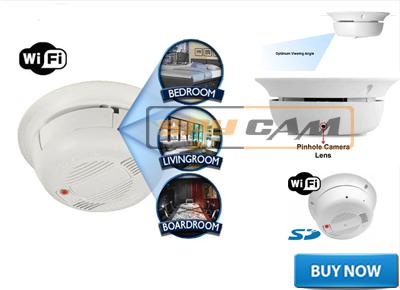 Wi-Fi Smoke Detector Camera In Delhi India