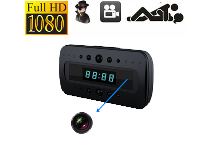 HIDDEN CAMERA CLOCK HD 1080P REMOTE NIGHT VISION 