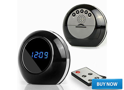 SPY TABLE CLOCK CAMERA UPDATED VERSION