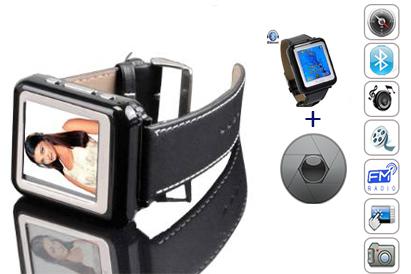 Mobile Watch Phone With Bluetooth and Camera