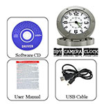 Spy Small Table Clock Camera