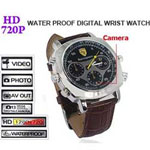 Spy 4GB Waterproof Wrist Watch Camera