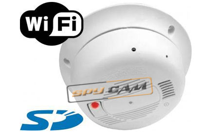Wi-Fi Smoke Detector Camera