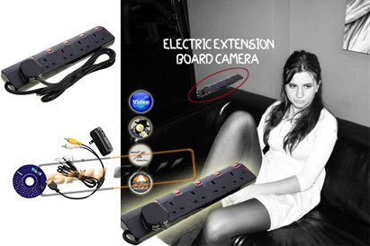 Spy Camera In Electric Extension Board