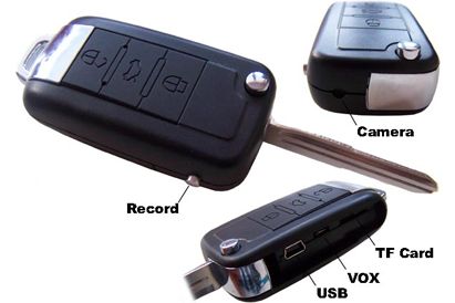Spy Keychain With Sony Camera