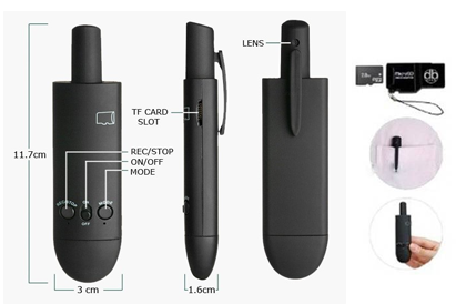 5 Hours Recording Spy Pen Camera
