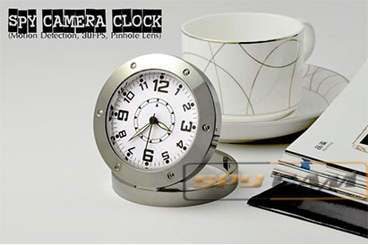 Spy Small Table Clock Camera