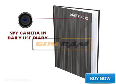 Spy Camera in Daily Use Diary In Delhi India