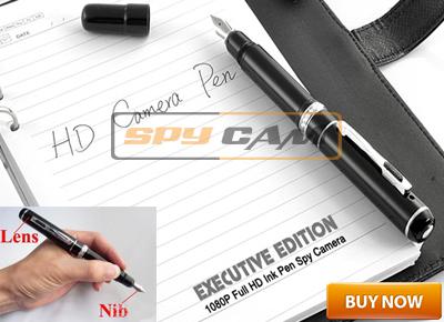 Spy Pen Camera Full HD 1080p (INK+NIB Pen) 4GB In Delhi India