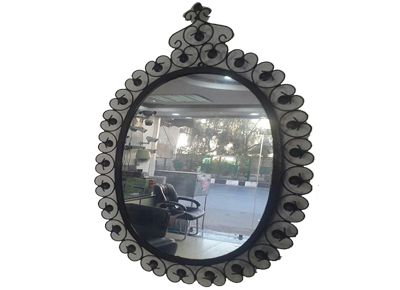 Spy camera in normal looking mirror for daily use in